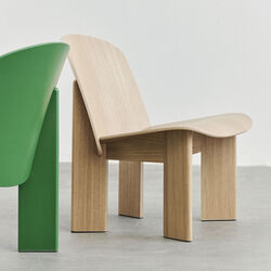 Chisel Lounge Chair, lacquered oak, HAY