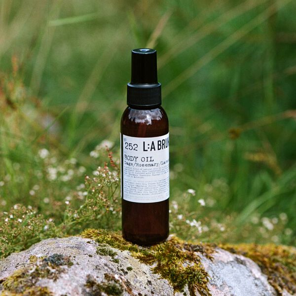 No. 252 kroppsolje, salvie/rosmarin/lavendel, L:a Bruket