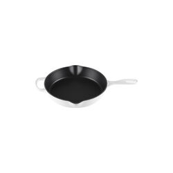 Signature st&oslash;pejern dyp stekepanne &Oslash; 26 cm, white, Le Creuset