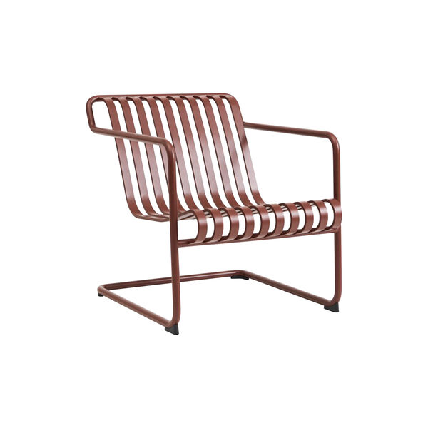 Palissade Cantilever Lounge Chair Low, iron red, HAY