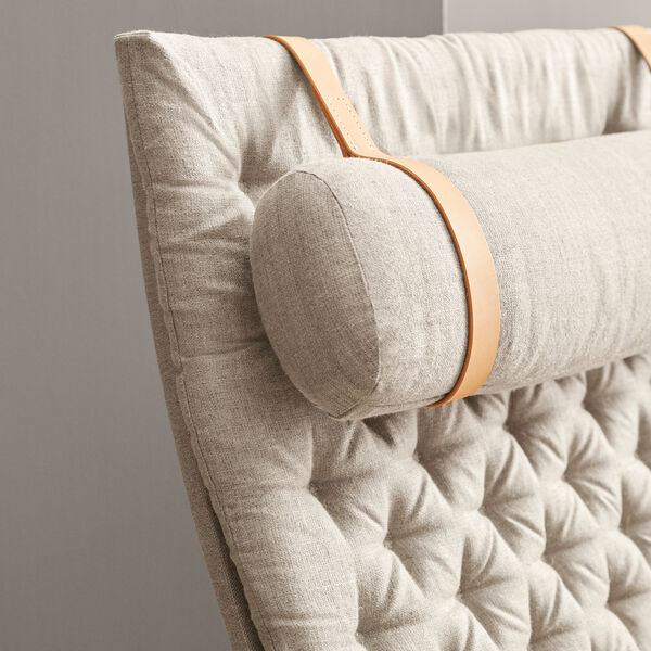 FK10 Plico loungestol, hvitoljet eik/natur, Carl Hansen & Søn