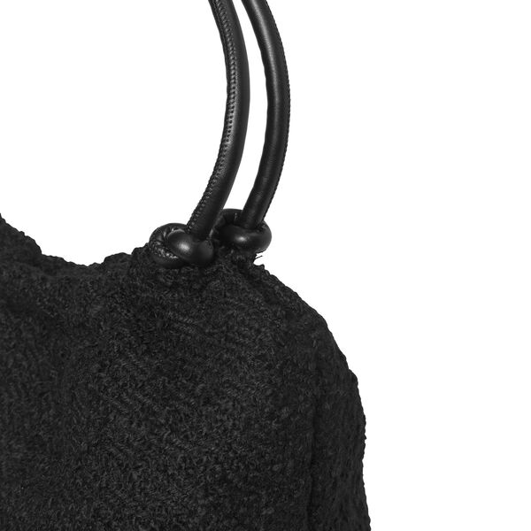 Day Woolen Pop Scrunch Tote, black, DAY ET