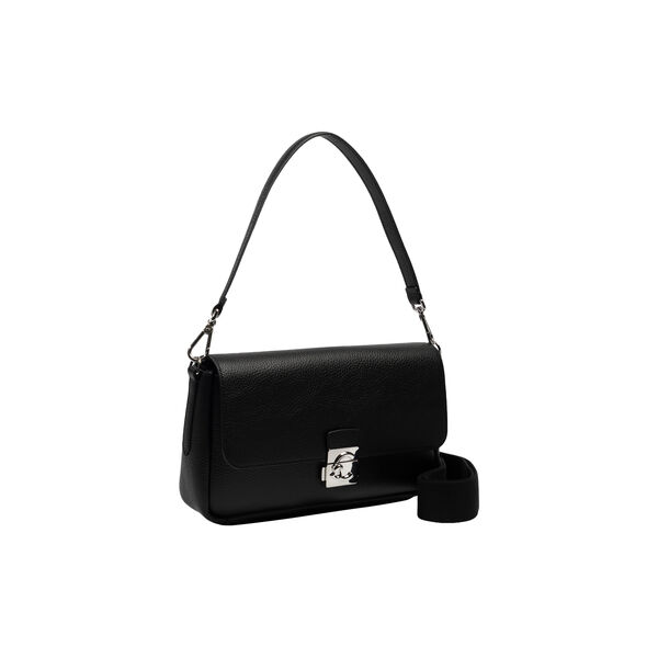 COCCINELLE C-ME Lock Handbag, noir, Coccinelle