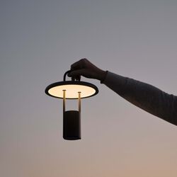 Pier portable LED lampe H 25, svart, Stelton