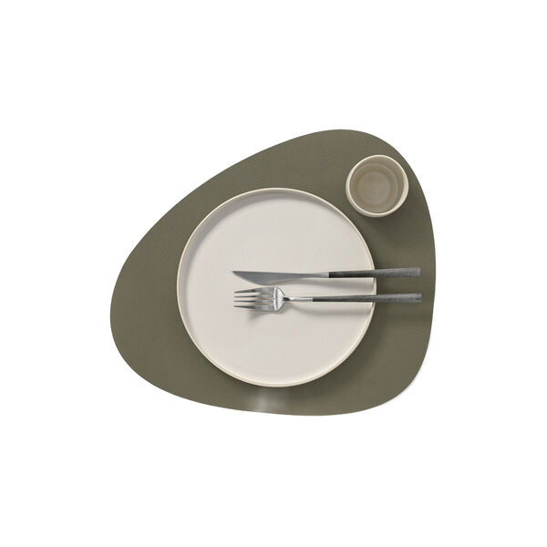 Serene dekkebrikke  Curve L, moss, LIND DNA