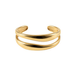 The Curved Bangle, gold, CAMILLA PIHL