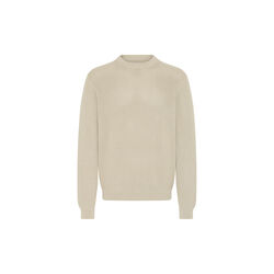 CFISAKSSON LS Crew Knit, island fossil, Casual Friday