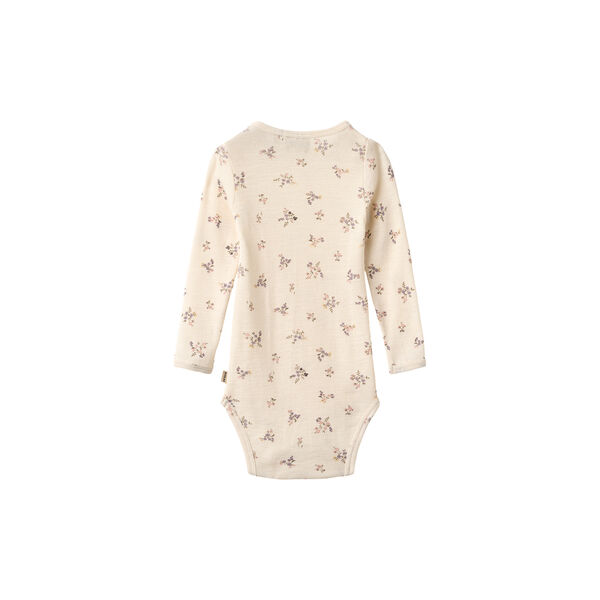 Wool Body L/S Lucca, 1359 pale lilac flowers, Wheat