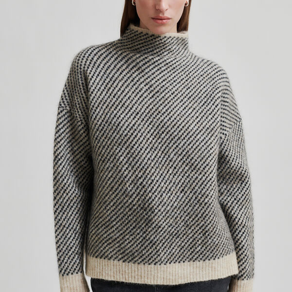 Capella strikket t-ringet hals, brazilian sand, Second Female