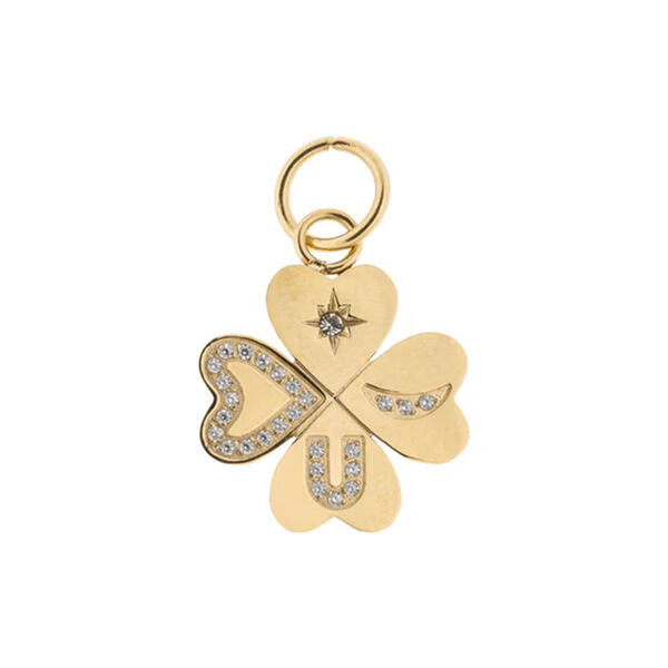 Lucky Clover Pendant, gold, DARK department