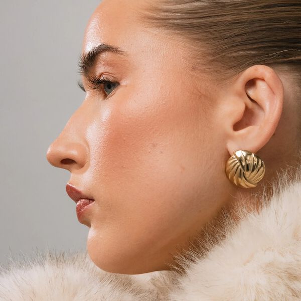 Aura Earrings, gull, WHO IS SHE