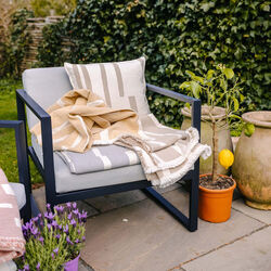 Lyme Grass pledd, yellow, ELVANG