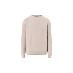 O-neck merino wool rib knit, kelp, KnowledgeCotton Apparel 