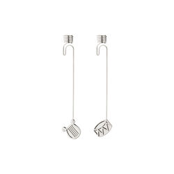 2026 Julelysestake Tromme/Harpe, s&oslash;lv, Georg Jensen