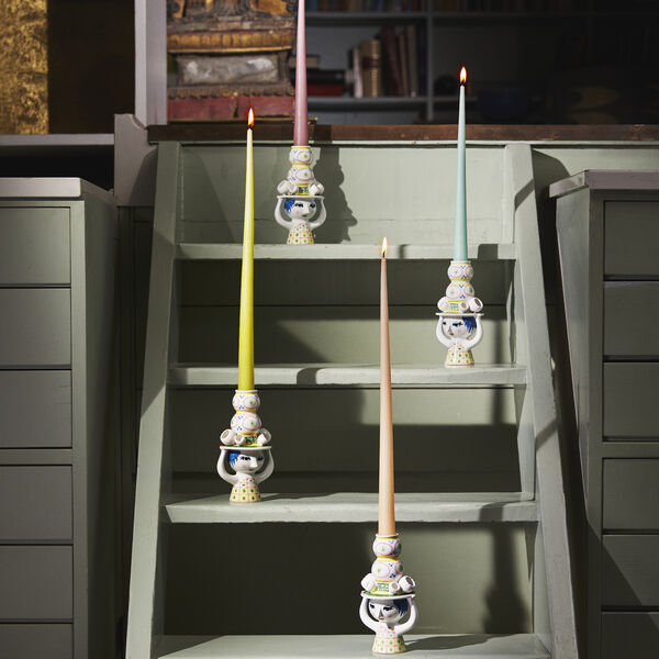 Lady with Hat lysestake, pink, Bj&oslash;rn Wiinblad