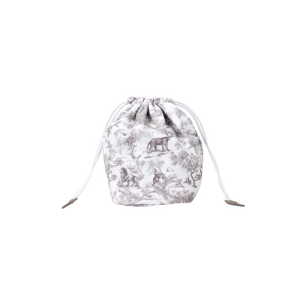 Leather Bucket Bag Mini, warm taupe, DARK department