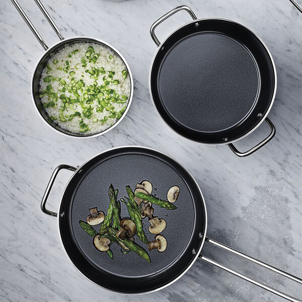 Rustfritt st&aring;l kasserolle, 1,8 l, Eva Trio