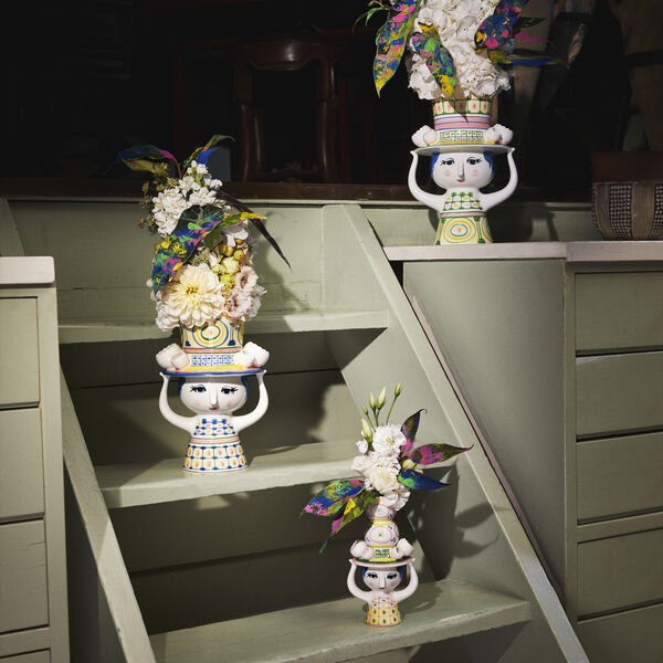 Lady with Hat lysestake, pink, Bj&oslash;rn Wiinblad