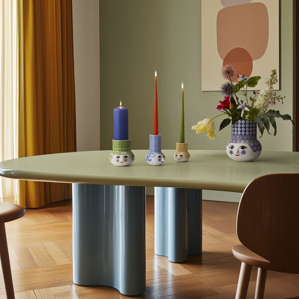 Olga Lysestake, grønn, Bjørn Wiinblad