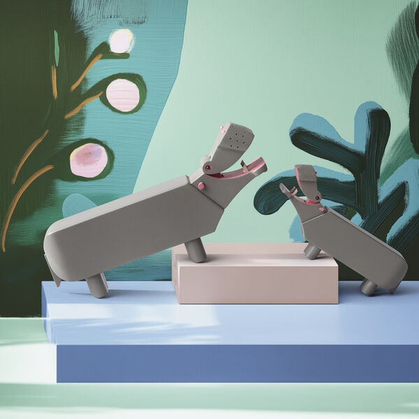 Flodhest lille, gr&aring;, Kay Bojesen Denmark