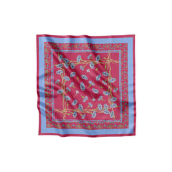 Scarlet Wildflower silkeskjerf, Flora Danica Denmark