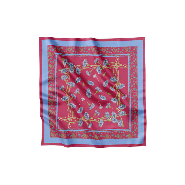 Scarlet Wildflower silkeskjerf, Flora Danica Denmark