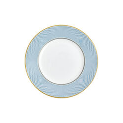 HELIA Plate, hvit og turkis/gull, Wedgwood