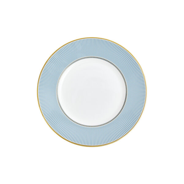 HELIA Plate, hvit og turkis/gull, Wedgwood
