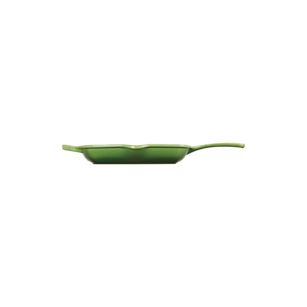 Signature st&oslash;pejern kvadratisk grillpanne 26 cm, bamboo green, Le Creuset