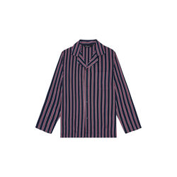 Pisa pyjamas, navy with white/bordeaux stripes, Ambassador 1867
