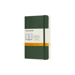Classic Notebook linjerte sider, grønn, Moleskine
