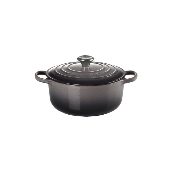 Signature st&oslash;pejern rund gryte &Oslash; 20 cm, flint, Le Creuset