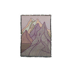 Rosa Fjell Veggteppe, pink, Anneli Bull Design