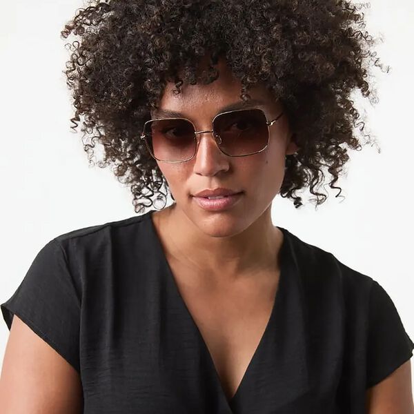 Wilma Gold solbriller, GLAS Eyewear