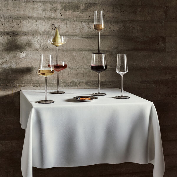 Essence r&oslash;dvinsglass, 2 stk., linen, Iittala