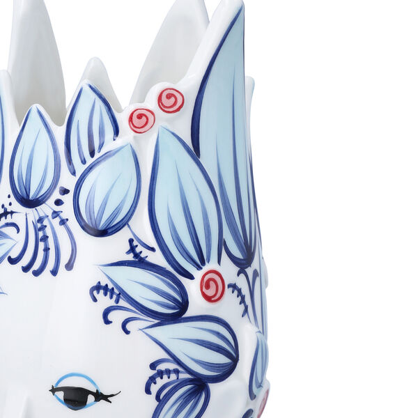 Titania Vase, bl&aring;, Bj&oslash;rn Wiinblad