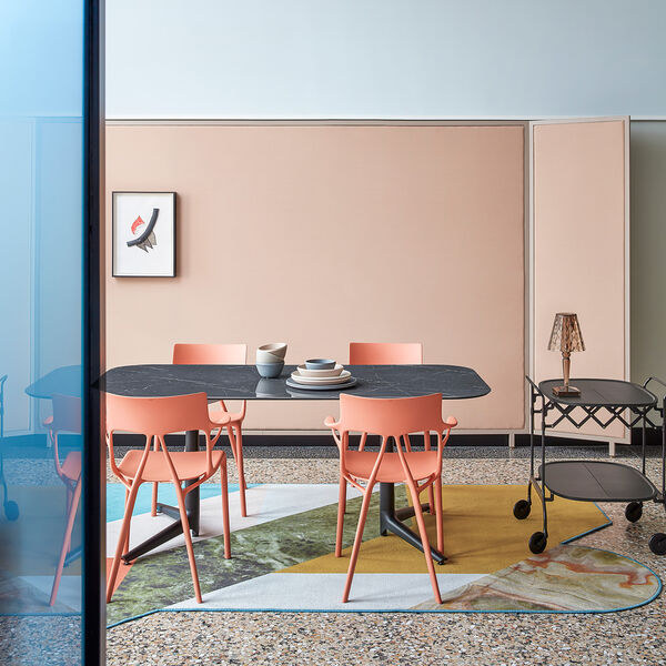A.I. stol, orange, Kartell