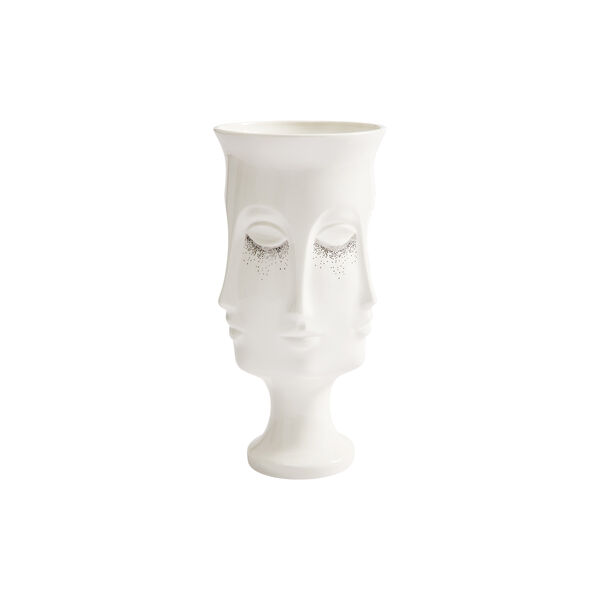 Sparkling Dora Maar urne, white/silver, Jonathan Adler