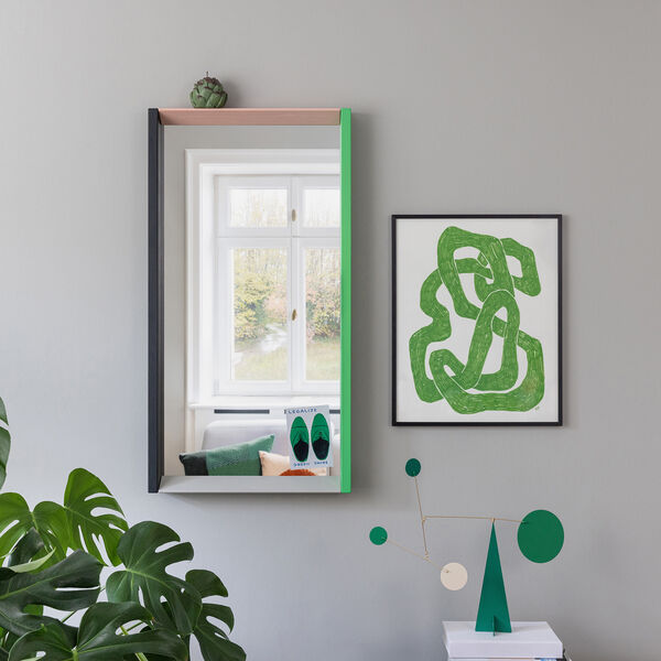 Colour Frame Mirror Medium, green/pink, Vitra 
