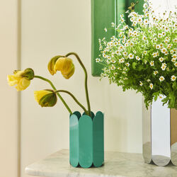 Arcs vase, green, HAY