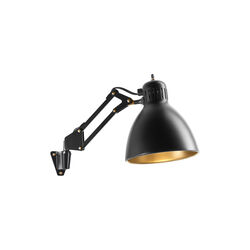 Archi W1 vegglampe, black/gold Archi W1 vegglampe, black/gold, Nordic Living