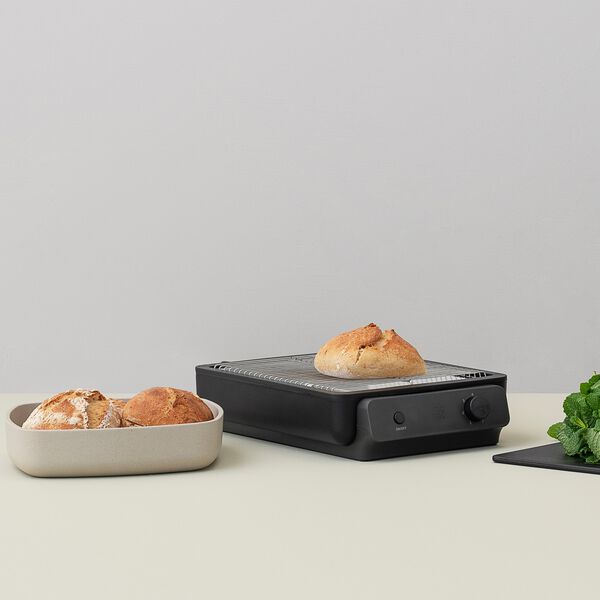 Foodie brødrister, sort, RIG-TIG