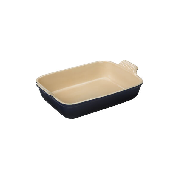 Heritage rektangul&aelig;rt fat 32 cm, black, Le Creuset