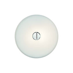Mini Button vegglampe, glass, Flos