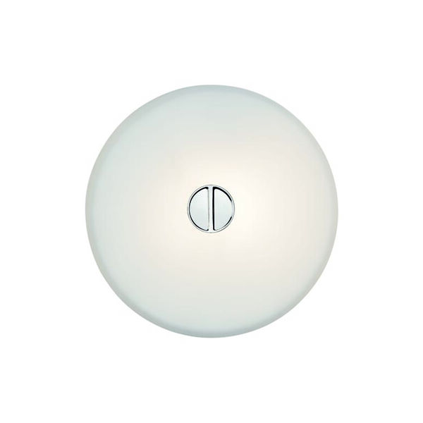 Mini Button vegglampe, glass Mini Button vegglampe, glass, Flos