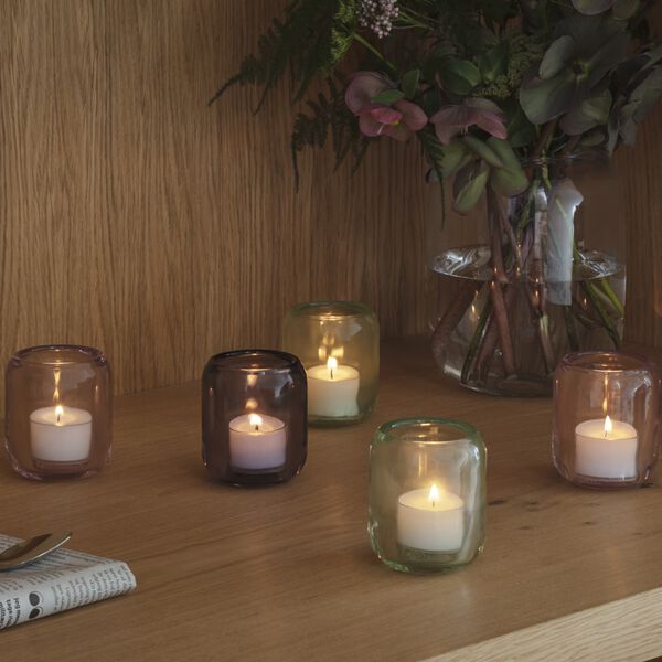 Acorn telysholder 2 stk, grape, Eva Solo