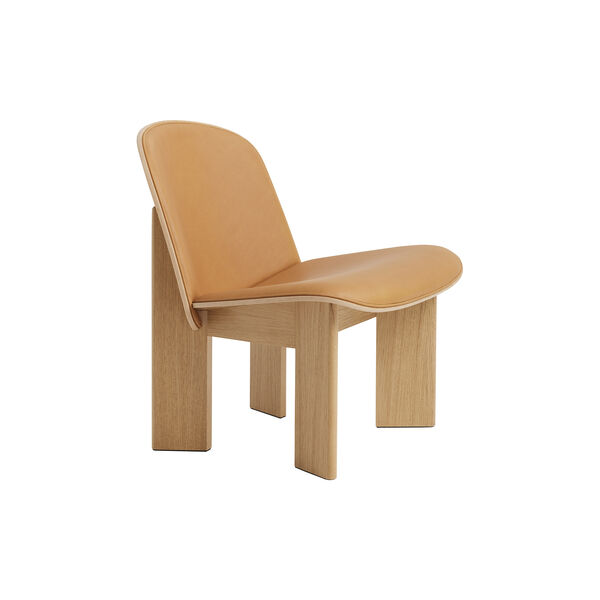 Chisel Lounge Chair, lacquered oak front upholstery sense Chisel Lounge Chair, lacquered oak front upholstery sense, HAY