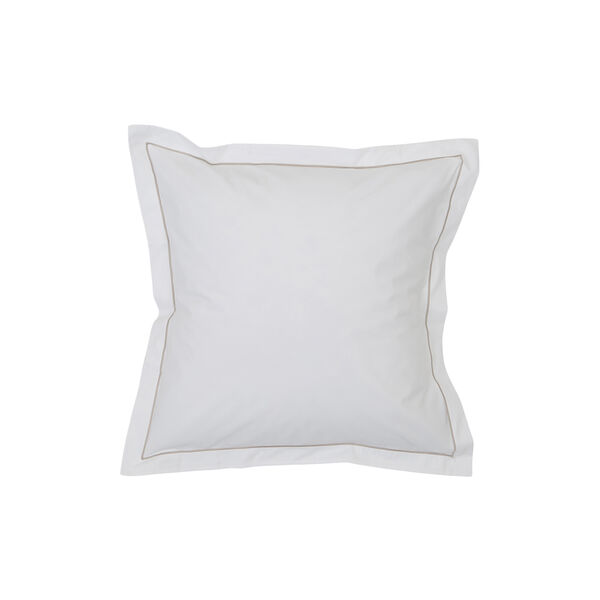 Hotel Percale putetrekk, hvit/beige, Lexington