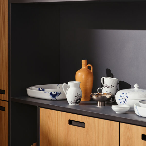 Sort Mega Riflet kanne 38 cl, Royal Copenhagen