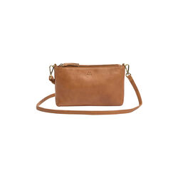 MikalaMBG Crossbody Bag Soft Vintage, tan w/br. gold, Markberg